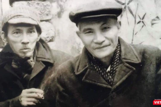 Ông Phái và ông Đạm lúc sinh thời (Ảnh tư liệu) 