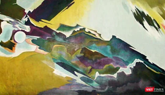 Bức tranh trừu tượng đắt nhất trong lịch sử mỹ thuật Việt Nam, có tên “Cất cánh”, được họa sĩ Tạ Tỵ vẽ năm 1972