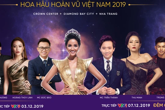 Các sao xuất hiện lộng lẫy trong đêm bán kết và chung kết Hoa hậu Hoàn vũ Việt Nam 2019 