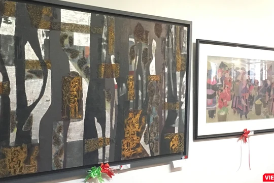 Triển lãm Mỹ thuật TP.HCM vừa khai mạc sáng nay 6/8 tại Bảo tàng Mỹ thuật TP.HCM 