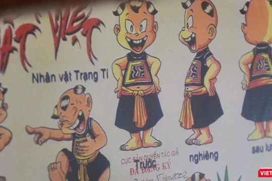 Hồ sơ đăng ký các nhân vật "Thần đồng Đất Việt" tại Cục Bản quyền tác giả ngày 7/5/2002