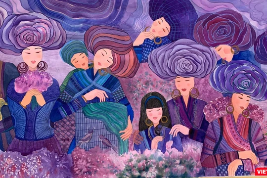 "Mơ hoang" - Tranh Hà Hùng Dũng 