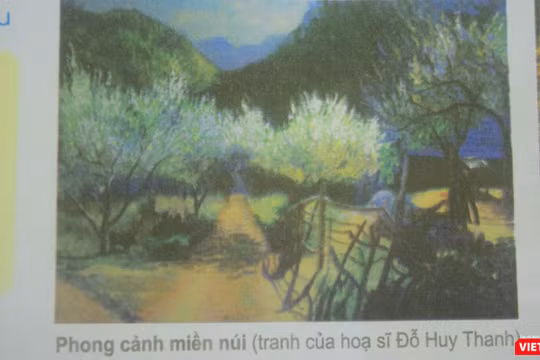 Tranh "Phong cảnh miền núi" của họa sĩ Đỗ Huy Thanh được tác giả cho biết là đã bị "phớt lờ" chuyện tác quyền? 