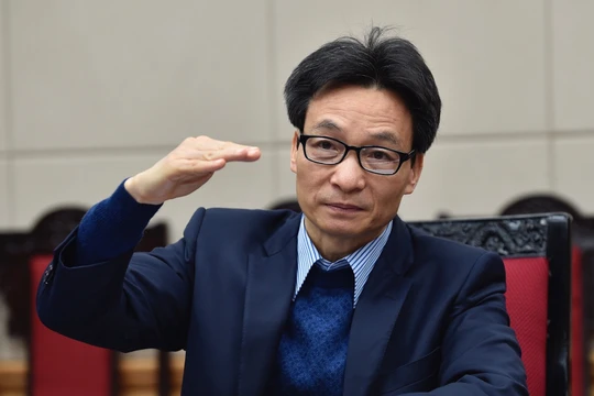 Phó Thủ tướng Vũ Đức Đam nhấn mạnh tại tọa đàm về KHCN trong thời kỳ Cách mạng 4.0 (Ảnh VGP/Nhật Bắc) 