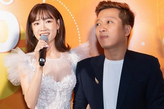 Mới đây, Nhã Phương và Trường Giang cùng xuất hiện tại một sự kiện 