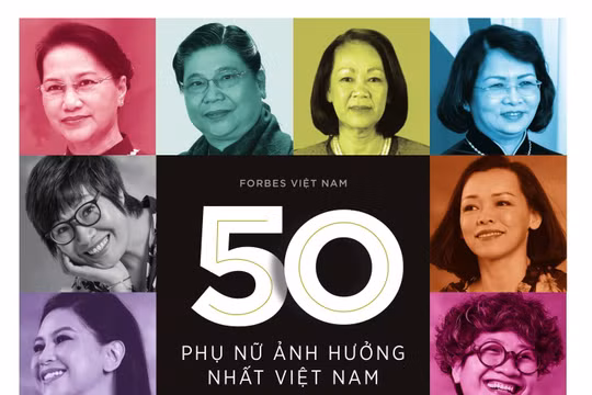 Top 50 người phụ nữ có ảnh hưởng nhất Việt Nam 