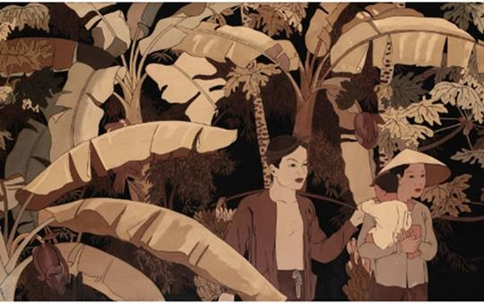 Tranh sơn mài “Dân quê Việt” được ghi tên Nguyễn Sáng sẽ bán ra trong phiên đấu giá ngày 6/10/2019 