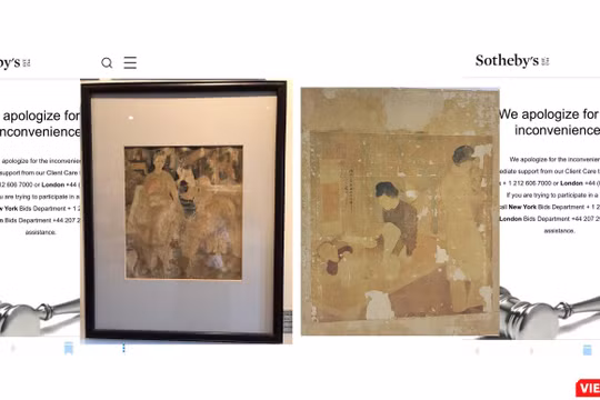 Sau khi có bằng chứng về các tranh gốc, Sotheby's đã hạ hai bức tranh ghi tên danh họa gây lùm xùm ồn ào những ngày qua 