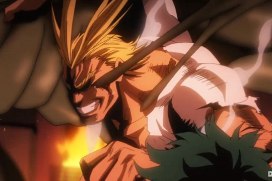 Cảnh trong phim "My Hero Academia"