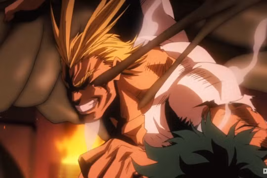Cảnh trong phim "My Hero Academia"