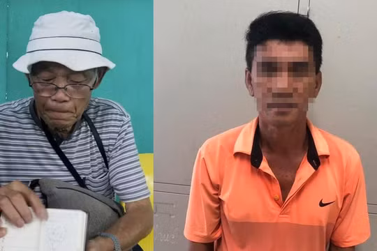 Du khách Nhật (cụ Oki) bên trái ảnh và người lái xích lô đã "chặt chém" 2,9 triệu đồng một cuốc xích lô 5 phút 