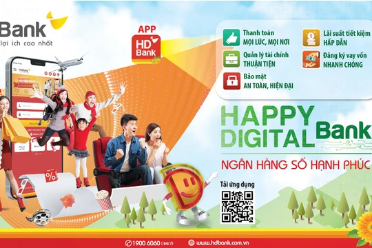 Happy Digital Bank - Ngân hàng số ứng dụng công nghệ hiện đại của HDBank