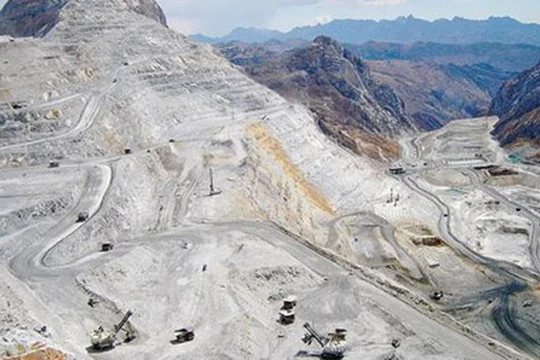 Một công trường khai thác khoáng sản của Hưng Hải Group. (Ảnh: QĐND)