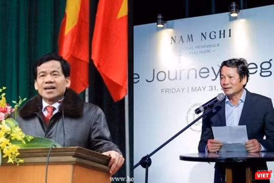 Ít người biết đến sự đồng hành giữa “soái” Võ Văn Hồng (trái) và đại gia Hà Văn An.