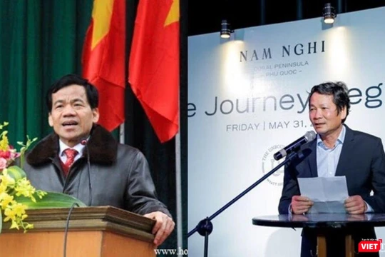 Ít người biết đến sự đồng hành giữa “soái” Võ Văn Hồng (trái) và đại gia Hà Văn An.