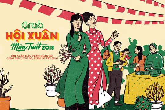 Hội chợ Xuân do Grab tổ chức sẽ diễn ra ở cả hai miền. Ảnh: Grab