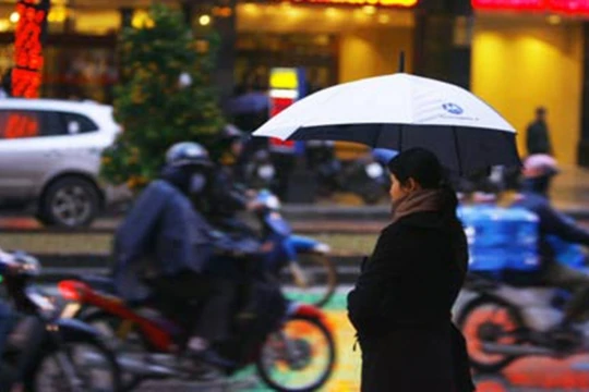 Mưa rét là kiểu thời tiết phổ biến trong tuần này. Ảnh: TTKTTVTƯ