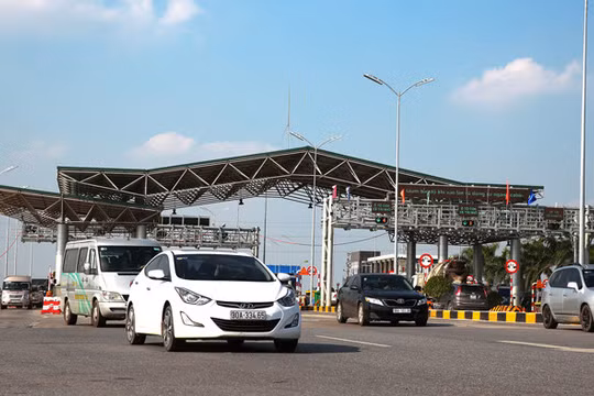 Trạm thu phí dự án BOT Quốc lộ 1 đoạn Hà Nội - Bắc Giang. Ảnh: Tổng cục Đường bộ.