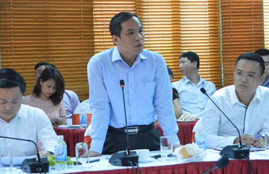 Ông Đoàn Thái Sơn tại một cuộc họp gần đây. Ảnh: NHNN