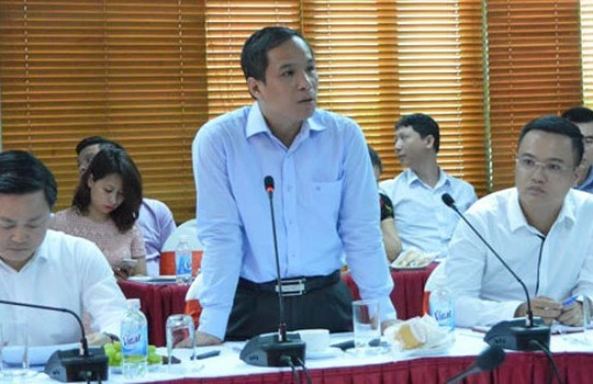 Ông Đoàn Thái Sơn tại một cuộc họp gần đây. Ảnh: NHNN