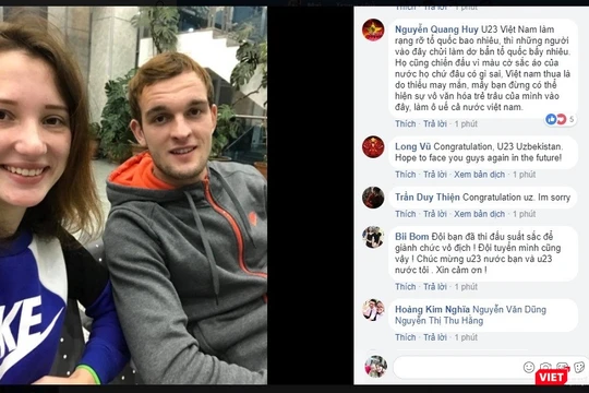 Cũng chẳng mất mấy thời gian để dân mạng truy tìm ra Facebook của Andrey Sidorov và vào trút giận.