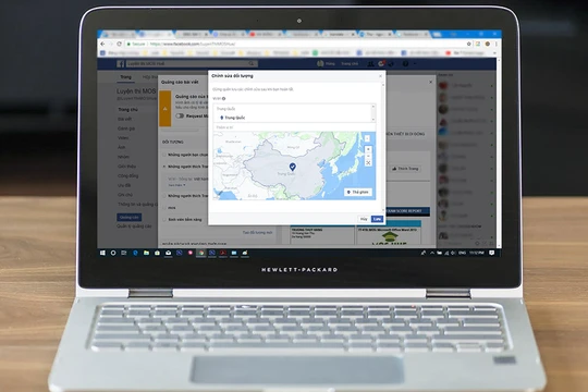 Bản đồ trong Trình quản lý quảng cáo của Facebook đã được sửa.