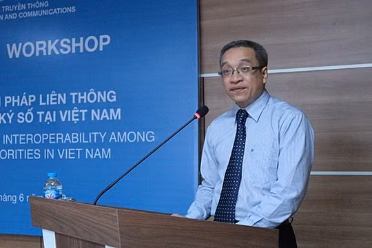 Thứ trưởng Phan Tâm phát biểu khai mạc Hội thảo.