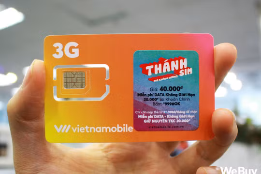 Thánh SIM là sim 3G truy cập internet miễn phí do nhà mạng Vietnamobile cung cấp. Ảnh: VNM