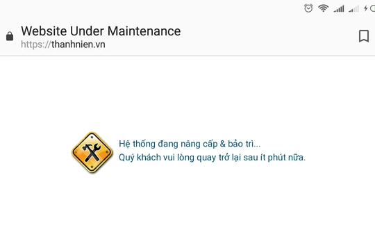 Hàng loạt báo điện tử không truy cập được vào trưa qua (23/9).
