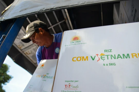Gạo “Cơm Việt Nam Rice” của LTG có mặt ở Châu Âu