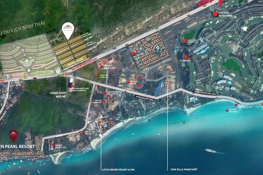 Vị trí dự án Khu thương mại dịch vụ và dân cư Tân Việt Phát 2 (Queen Pearl 2)