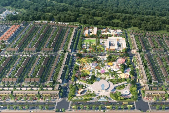 Phối cảnh dự án Gem Sky World do Đất Xanh Group làm chủ đầu tư tại tỉnh Đồng Nai