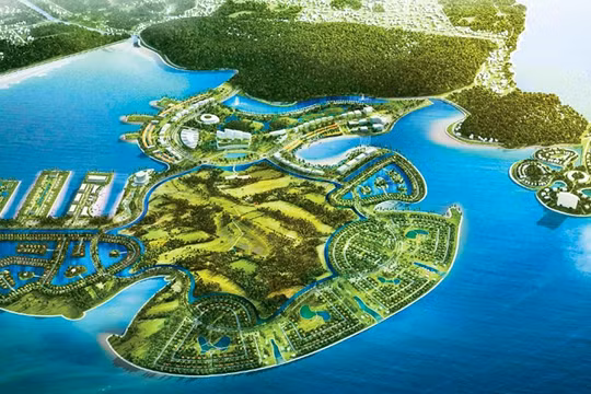 Phối cảnh dự án Khu du lịch quốc tế Đồi Rồng của Vạn Hương Investoco (Nguồn: Geleximco)