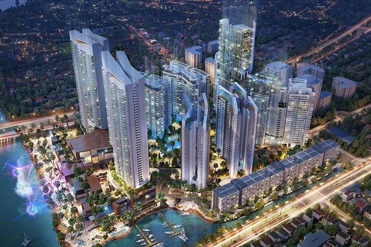 Phối cảnh dự án Grand Sentosa tại huyện Nhà Bè, Tp. HCM