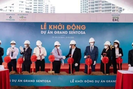 Grand Sentosa khởi động trong ngày 22/02/2022 với sự hiện diện của thiếu gia Phan Thành