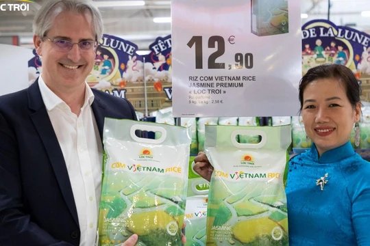 “Cơm ViệtNam Rice” của LTG lên kệ tại E.Leclerc