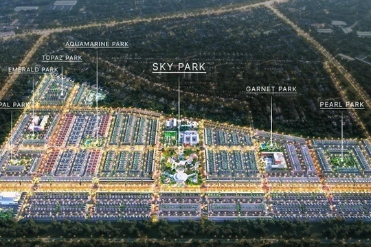 Phối cảnh dự án Khu đô thị Gem Sky World của BĐS Hà An
