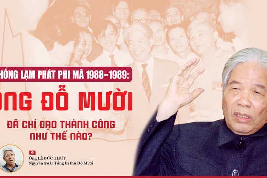 Chống lạm phát phi mã 1988 – 1989: Ông Đỗ Mười đã chỉ đạo thành công như thế nào?