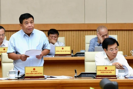 Bộ trưởng Bộ Kế hoạch và Đầu tư Nguyễn Chí Dũng (Ảnh: VGP)