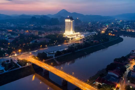 Thành phố Lạng Sơn nhìn từ trên cao (Ảnh: Internet)