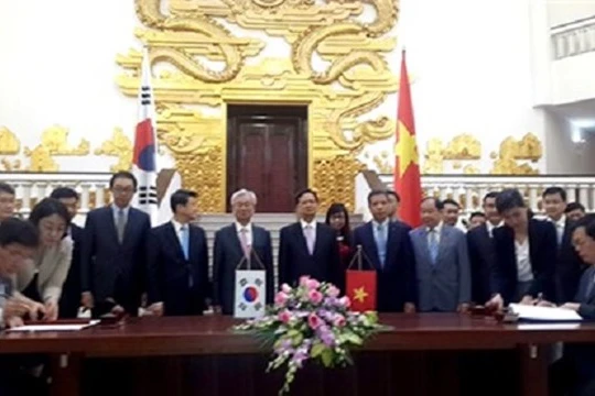 Quang cảnh lễ ký kết Hiệp định - Ảnh: Internet