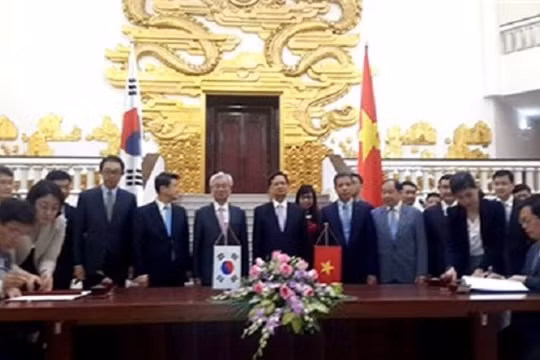 Quang cảnh lễ ký kết Hiệp định - Ảnh: Internet