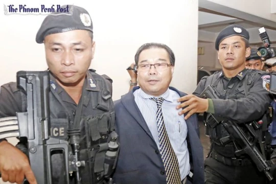 Nghị sĩ đối lập Hong Sok Hour bị bắt từ ngày 15-8 - Ảnh: Phnom Penh Post