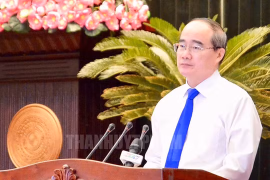 Bí thư Thành ủy TPHCM Nguyễn Thiện Nhân. Ảnh: hcmcpv.org.vn 