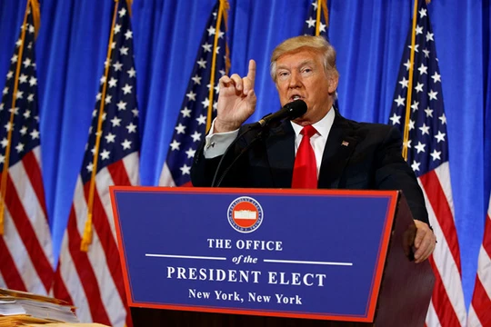 Tổng thống Mỹ mới đắc cử Donald Trump