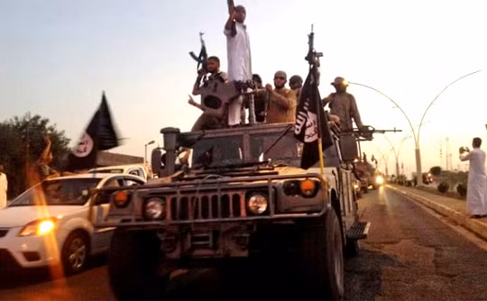 Một nhóm chiến binh IS. (Ảnh: AP)