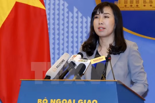Người Phát ngôn Bộ Ngoại giao Việt Nam Lê Thị Thu Hằng. Ảnh VNN