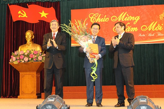 Ra mắt Trưởng Ban Tuyên giáo Trung ương và Trưởng Ban Tổ chức Trung ương