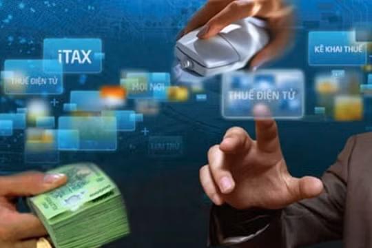 Từ tháng 12-2015, ngân hàng chỉ cung cấp dịch vụ nộp thuế điện tử và không thực hiện thu thuế trực tiếp tại quầy (trừ trường hợp lỗi hệ thống) - Nguồn: Bộ Tài chính