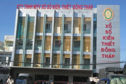 Trụ sở Công ty TNHH MTV Xổ số kiến thiết Đồng Tháp - Ảnh: Thành Nhơn